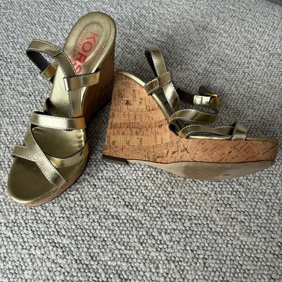 Michael Kors - Cork Wedge Strap Sandal - Picture 3 of 5